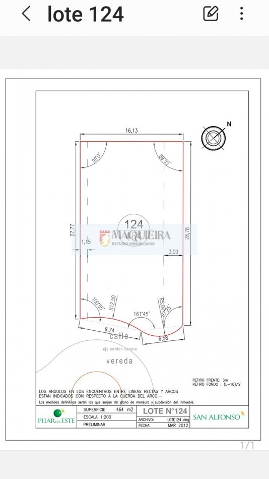 EXCELENTE OPORTUNIDAD! LOTE EN SAN ALFONSO-Pilar del Este
