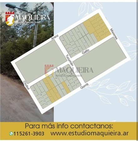 LOTES EN VILLA ROSA -FINANCIACION-PILAR 300MTS2-ESCRITURA INMEDIATA